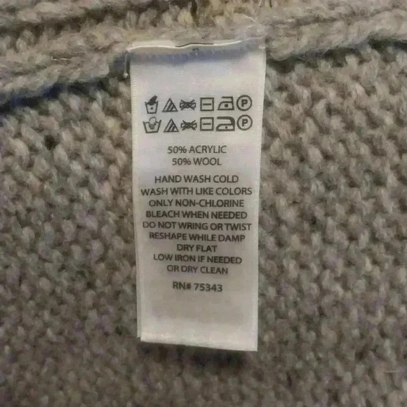 Cynthia Rowley Gray Wool Blend Sweater with Side Zipper Size XS - Picture 7 of 8